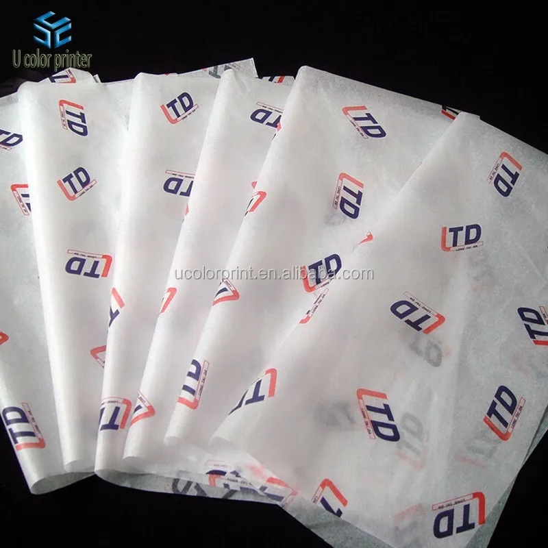 
U color Customized logo printed tissue paper for gift wrapping 