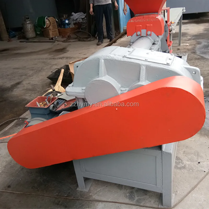 Factory direct sale charcoal bar briquette machine/charcoal making equipment for BBQ 0086 18039505731