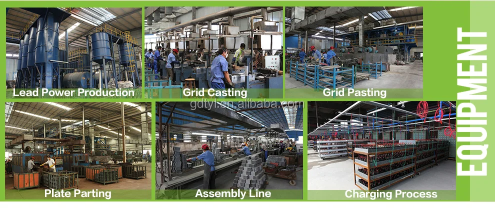 TYL Brand high performance 12V 54AH automotive battery in