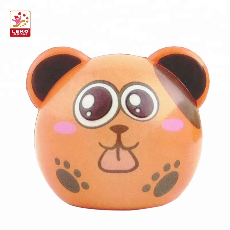 
Lovely mini PU foam animal shaped stress ball for wholesale to Kids 