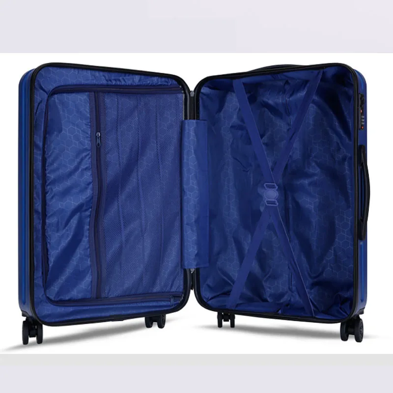 
3pcs 20 24 28 inch ABS PC Travel Suitcase Spinner Wheels Carry On Luggage Set 
