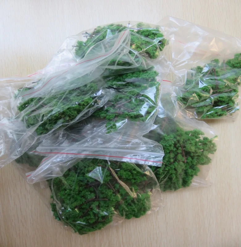 6- 14 cm realistic scale wire tree