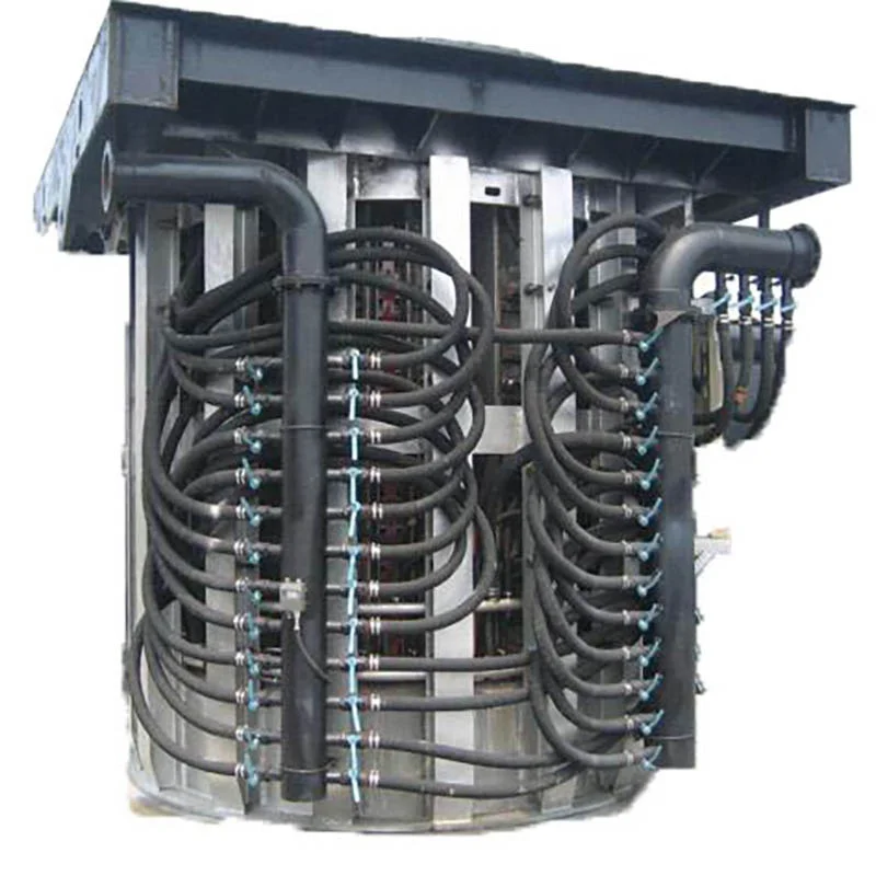 Hot Sell SEMC Brand 10 ton capacity iron steel induction melting furnace