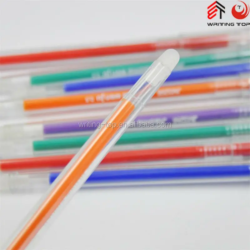 Temperature magic disappearing ink slim erasable ballpoint pen