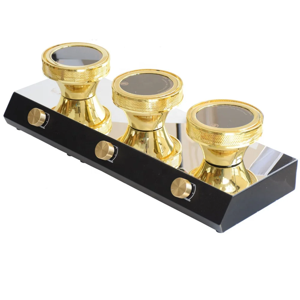 BN70C Wholesale 220V EU Plug 3 Heads Triple Halogen Beam Heater Burner Infrared Heat for Syphon Coffee Maker