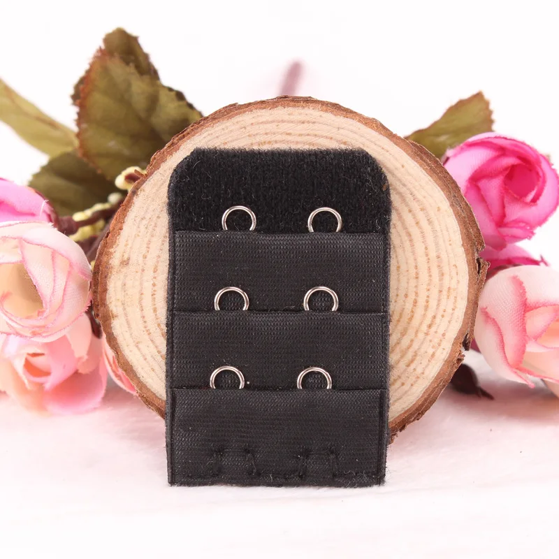 
Hot Sale Spandex Polyester Bra Hook and Eye Tape Bra Accessories Back Strap Extender 