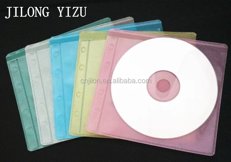 JILONG YIZU Clear Plastic PP+Non-woven CD DVD Cover