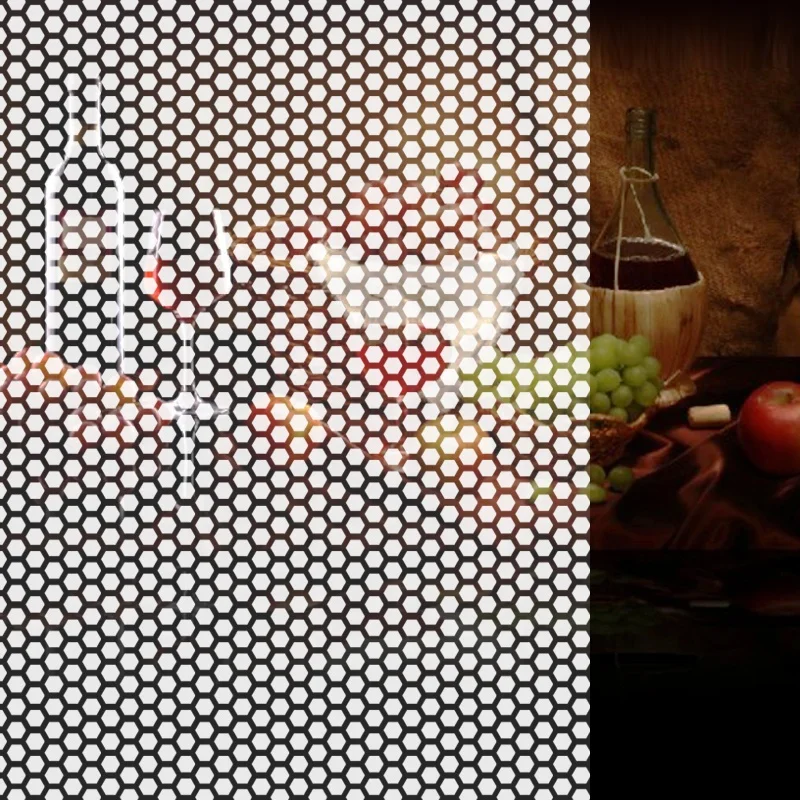 White dot pattern self-adhesive window sticker frosted glass door film