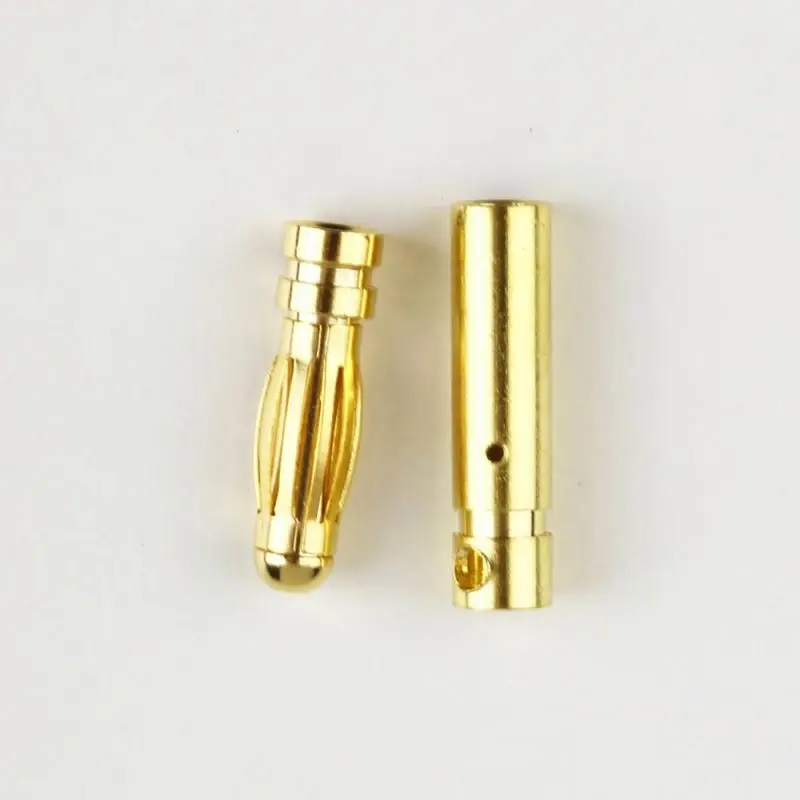3.0 Banana Plug NEW 5.0 Female Gold Bullet Banana Plug Connectors RC Battery Electronic Hook