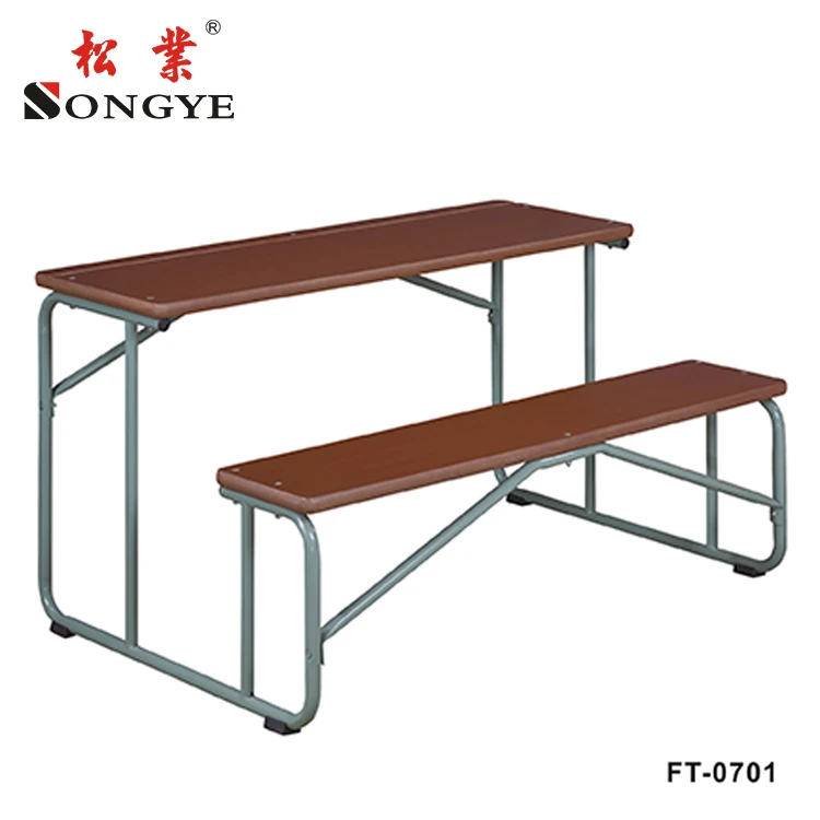 Double comfortable cheap primary/middle/high school classroom furniture