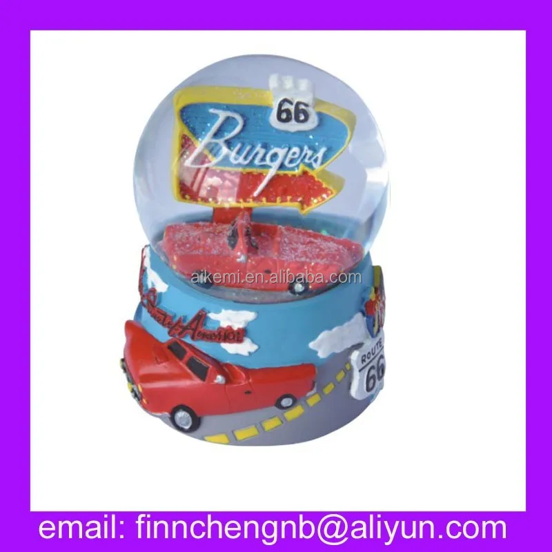 folk art resin europe snow globe,nautical memorial souvenirs snow globes,handicraft resin craft home decoration globe