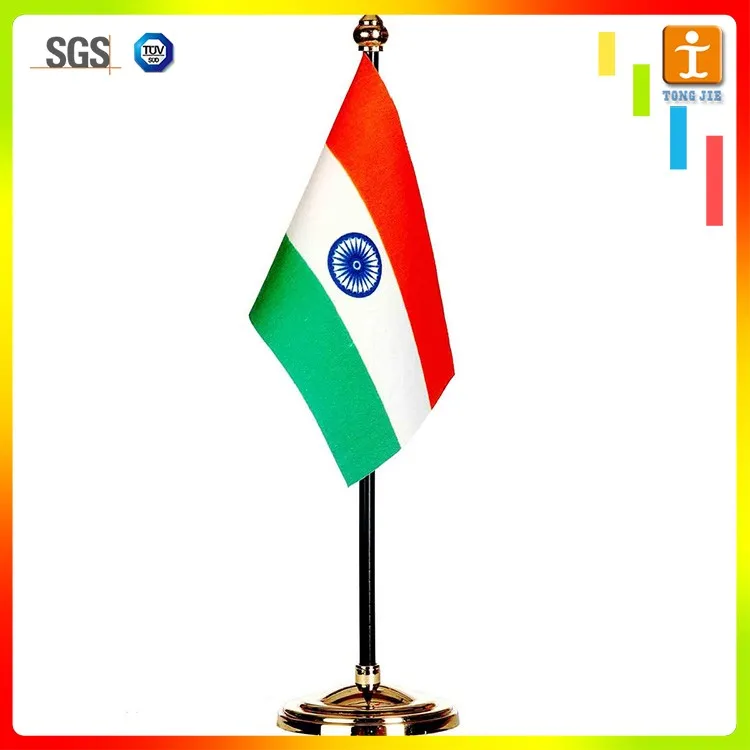 
Dye sublimation festive quality table top flags desk flag 