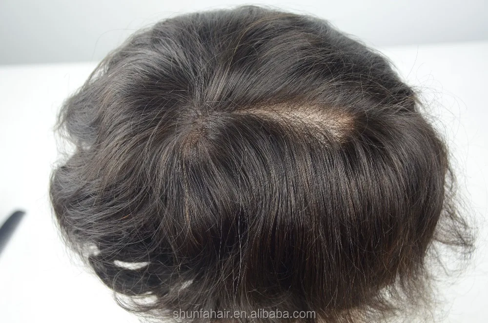 Natural hairline with high quality hot sale toupee for men