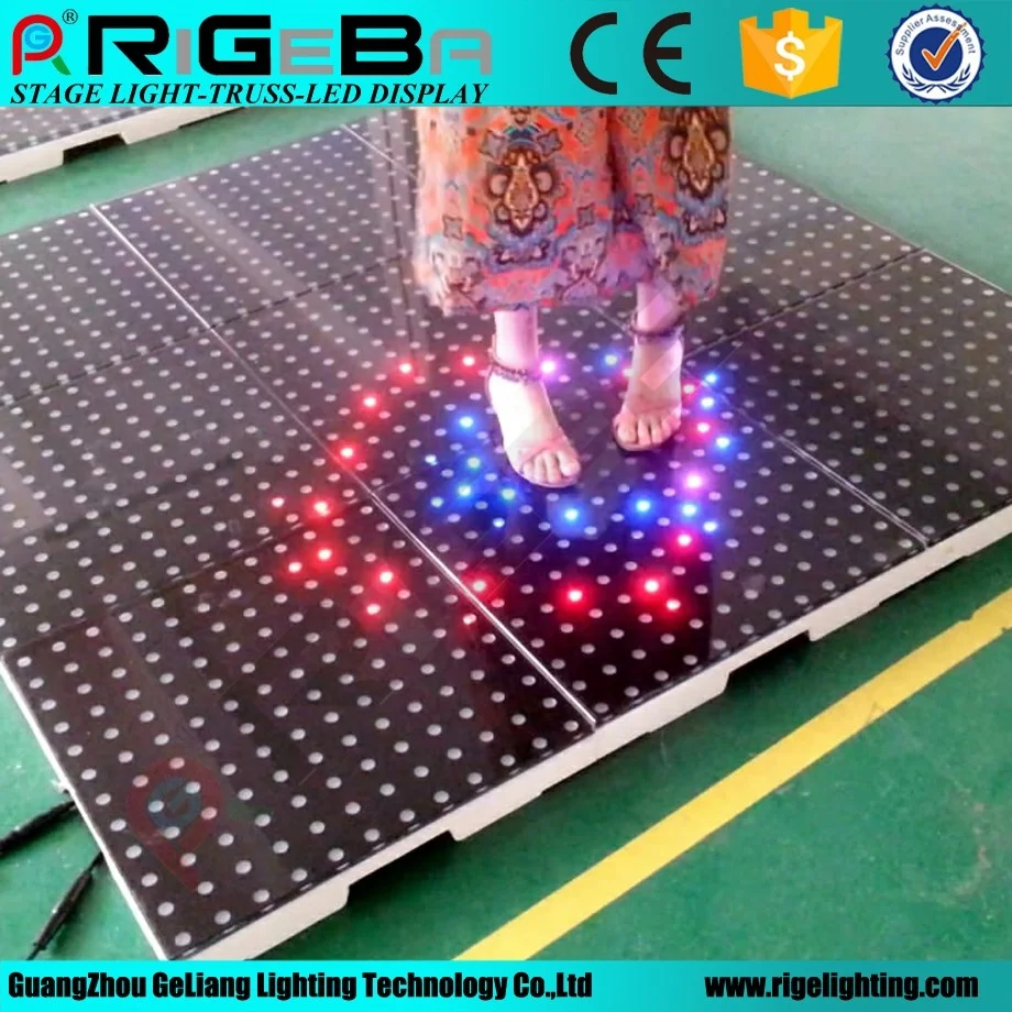 
50*50cm interactive led dance floor 