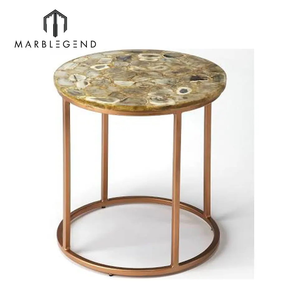 
Brazilian Natural Agate Coffee Table Top 