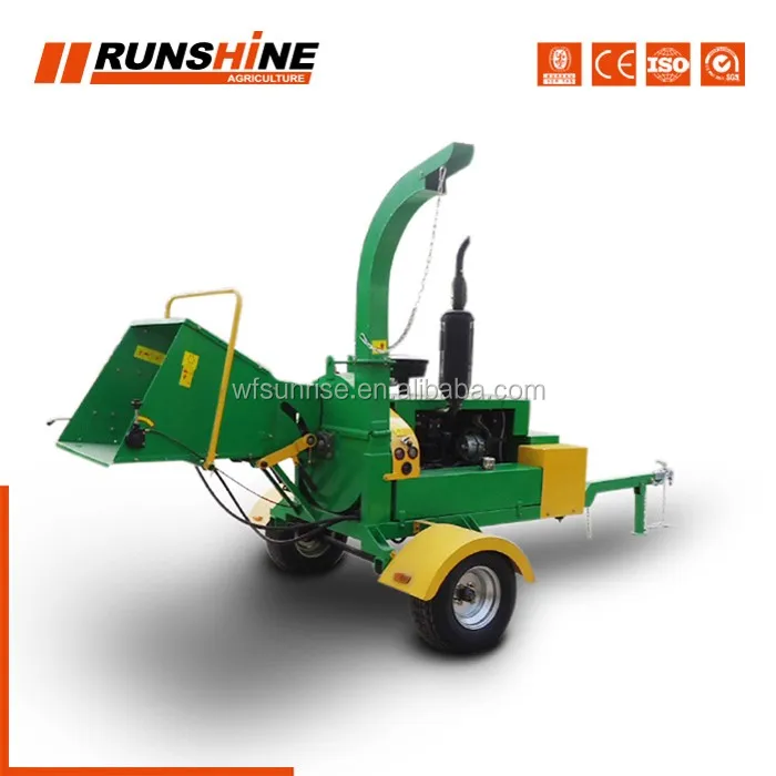 Top Chinese Factory Firewood Machine Industrial Shredder Chipper Mulcher