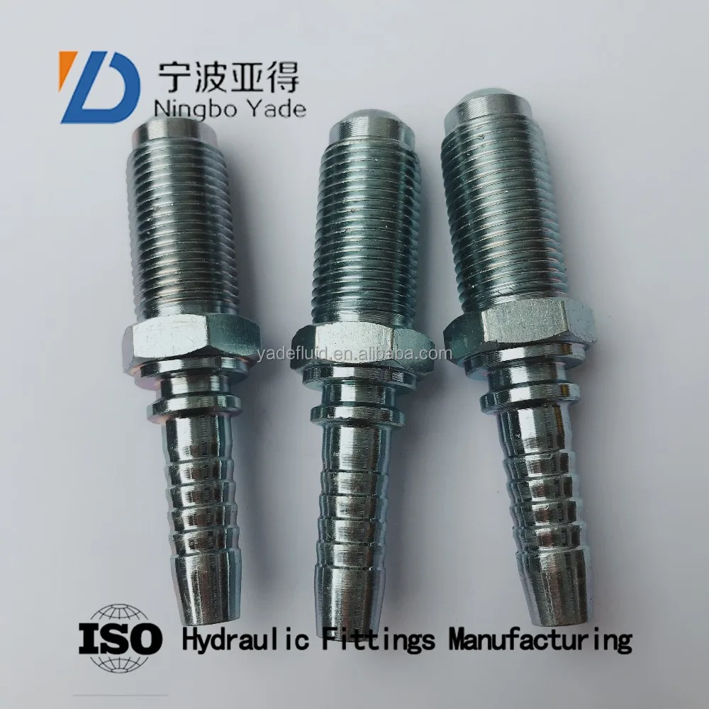 10811L-22-08 Advanced metal stainless steel brass metric hydraulic hose end fitting connectors