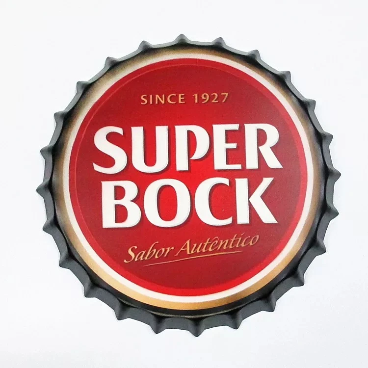 Super Clock Beer Bottle capsule Metal Tin Signs Beer Cafe Bar Decoration Plates Retro Wall Art Plaque Vintage Home Decor