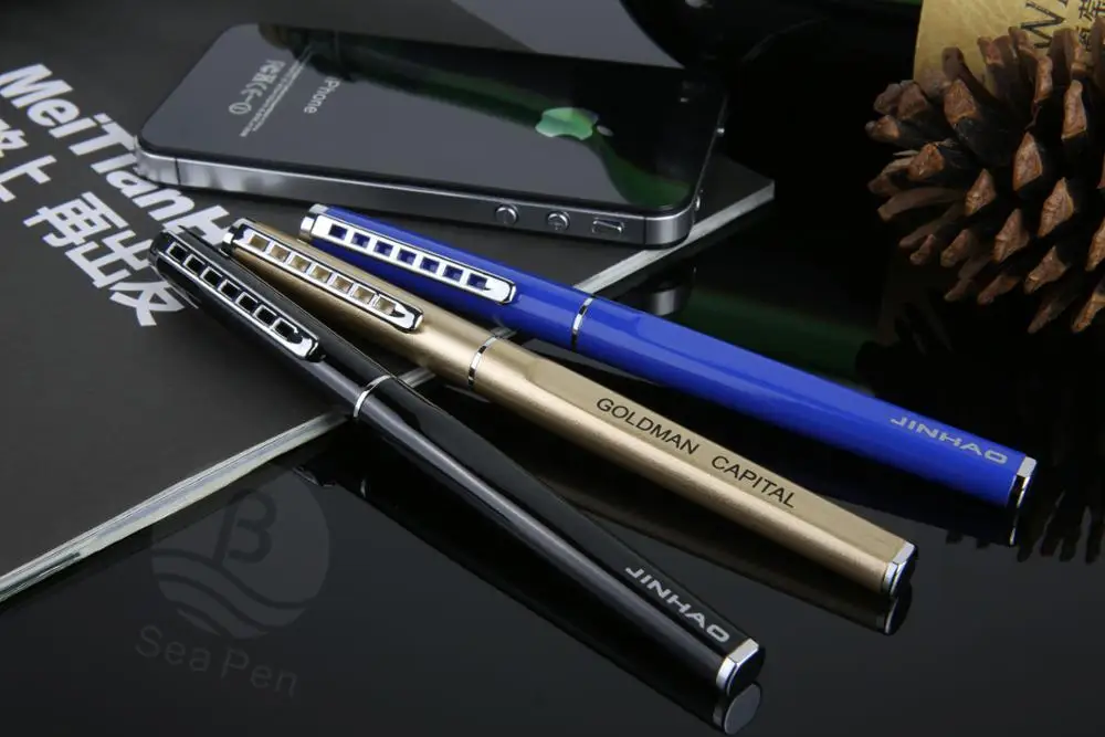 China Factory Custom Logo Metal Roller Tip Pen