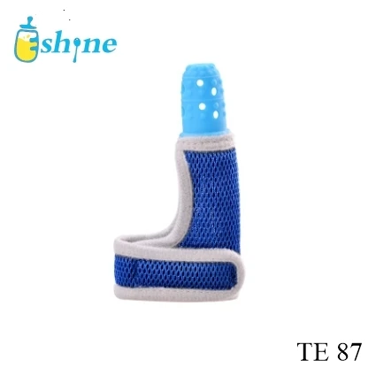 Baby Child Finger Guard Stop Thumb Sucking Wrist Band  Pacifier Born Dental Care  Nursing   baby teether mitten