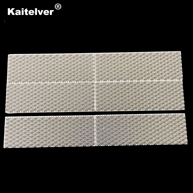 Catalyst infrared cordierite honeycomb ceramic combustion plaque for gas heater
