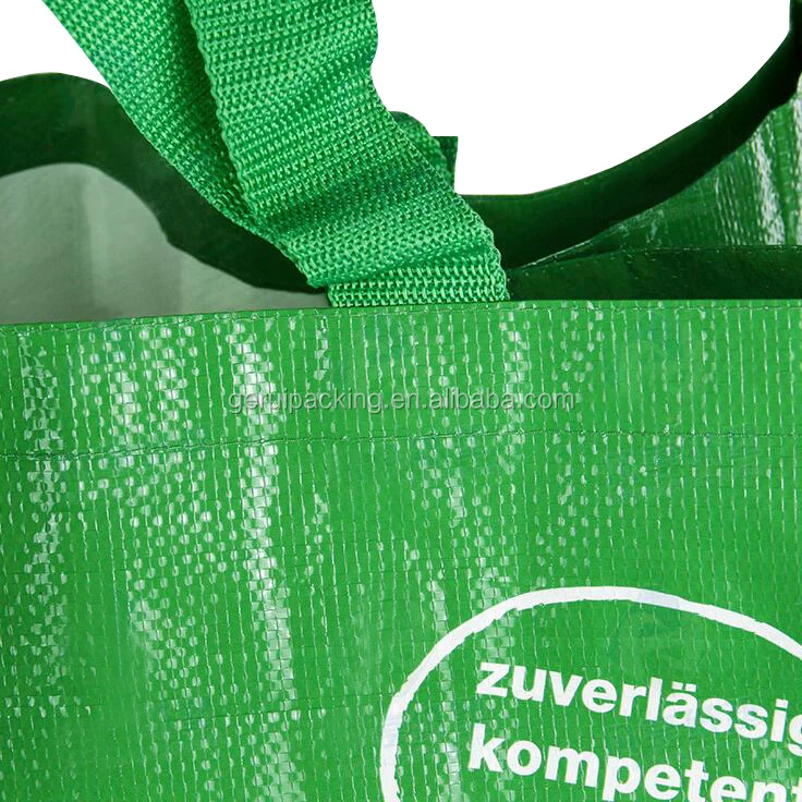 Custom logo Promotional Cheap Polypropylene OPPLaminated PP Woven Shopping Tote Bag