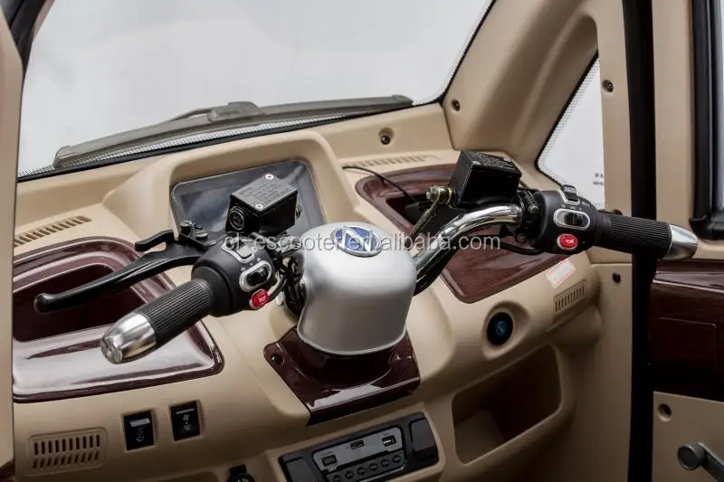 1000w hot sale enclosed electric passenger tricycle for adults