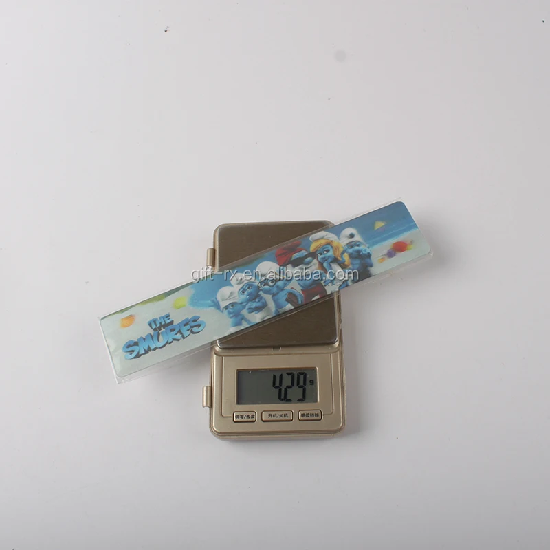 Promotion Cheap Custom 3D Lenticular Ruler Plastic 3D Lenticular Token for Use