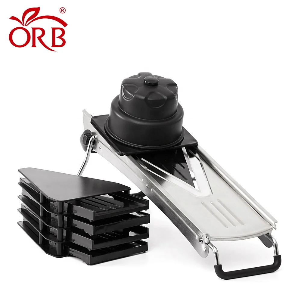 Free sample efficient multi-blades commercial vegetable cutter mandoline super food slicer