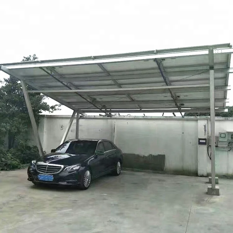 Factory price aluminum alloy solar powered car shelter garage