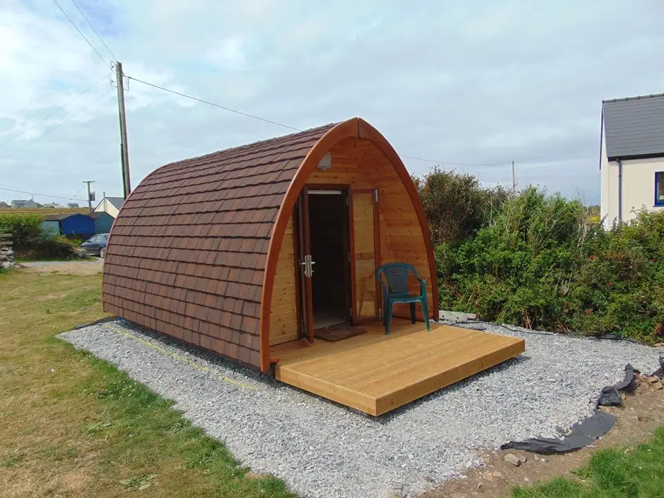 Cheap prefab wooden camping pods