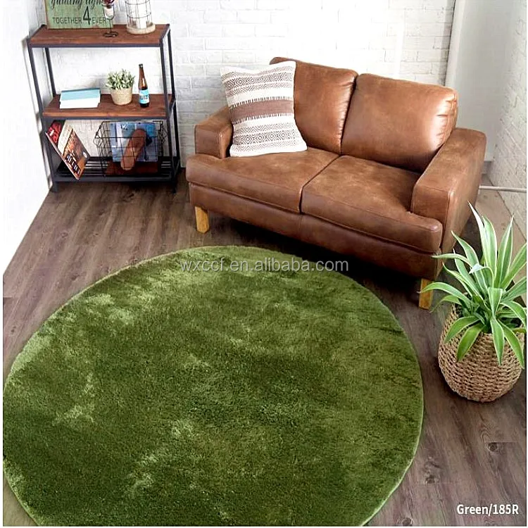 Современные круглый мохнатые ковров