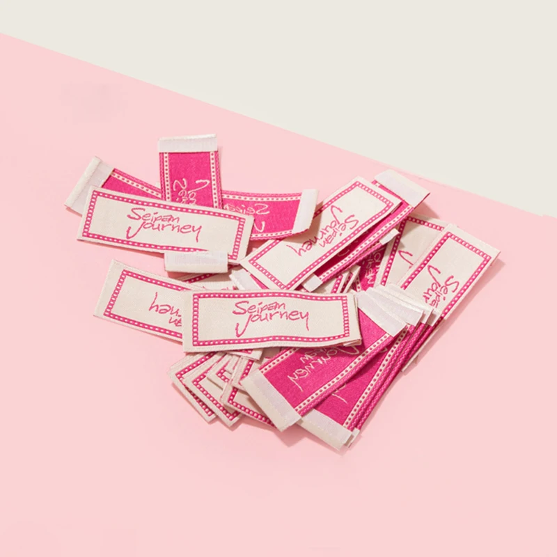 Garment accessories high density custom woven label