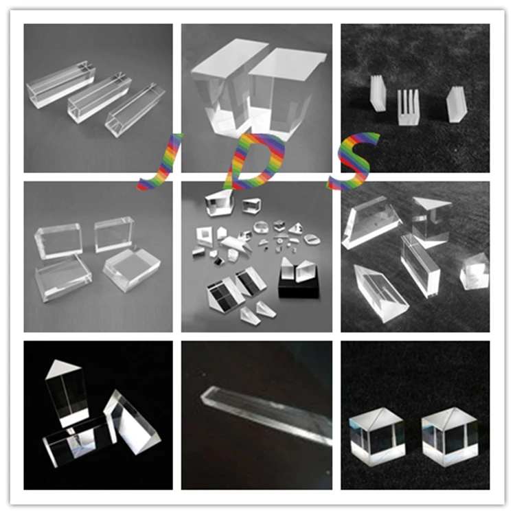 JDS polarization beam splitter cube optic glasses prism, quartz prism
