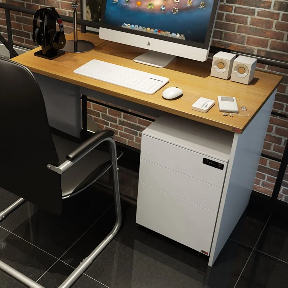 Modern Melamine Computer Table Models Workstation 3004