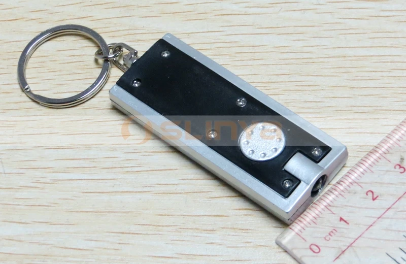 Green/Red/Blue/Orange/Yellow/Black Color Mini Pocket Keychain Light ABS Torch Keyring LED Bright Torch Light