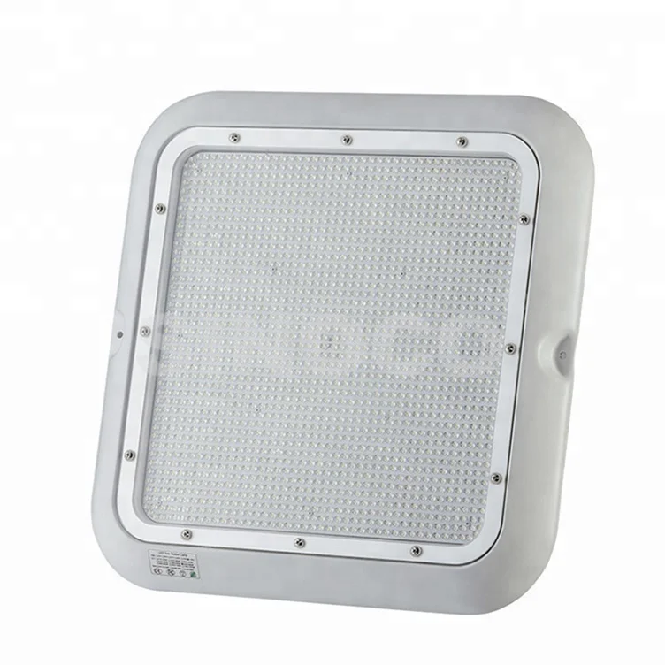 IP65 60W/90W/120W LED Canopy Light Gas Station High Bay Lights 5-Year Warranty Aluminum Body 5000K CCT Warehouse CE GS Certified