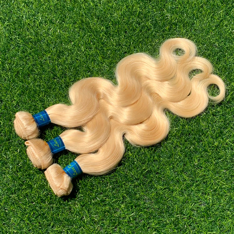 Xuchang Hair Factory 613 Curly Bulk Hair Blonde,40 Inch Human Hair 613,Blonde Human Hair Extension Ponytail Weave