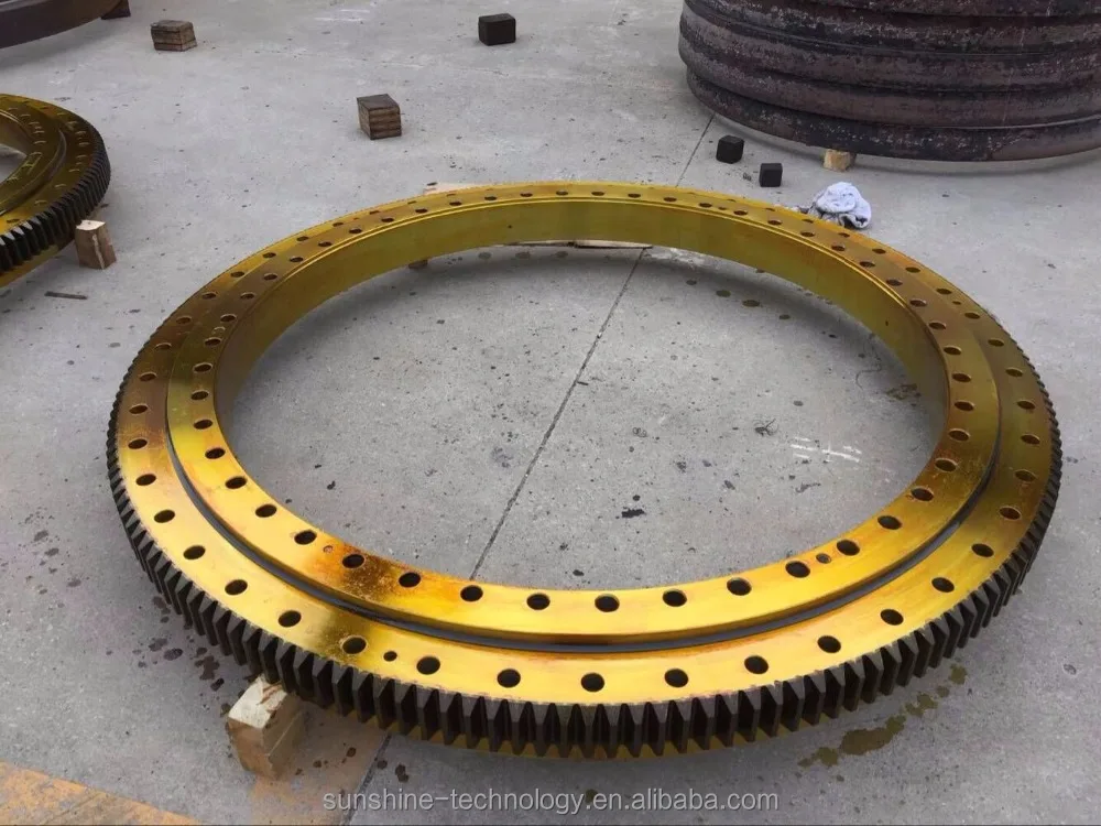 Metal gears small slewing ring bearings  price with gear