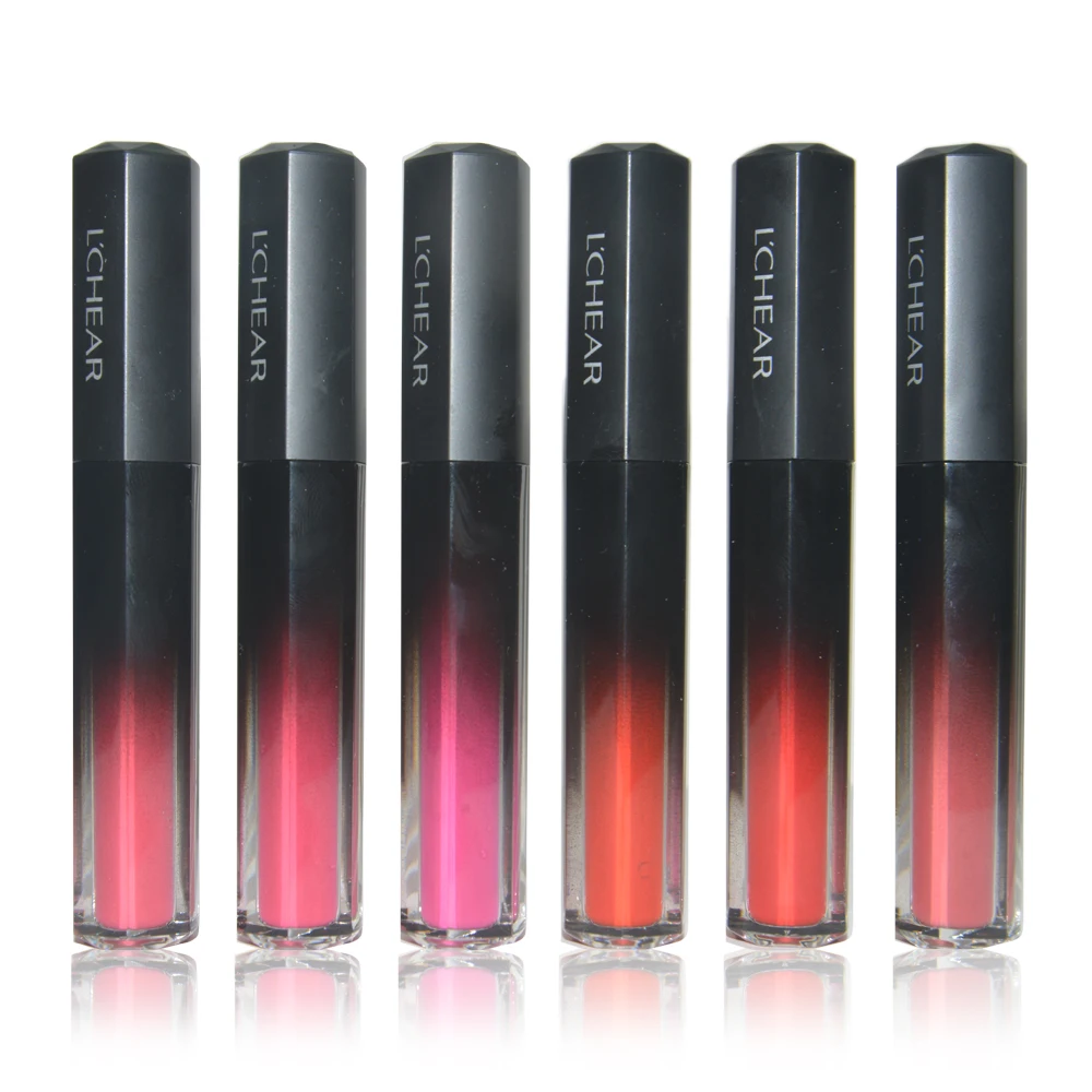 
Оптовая продажа косметики LCHEAR DQ1133 12 видов цветов, ультра гладкий матовый влагостойкий блеск для губ, набор жидкой помады 