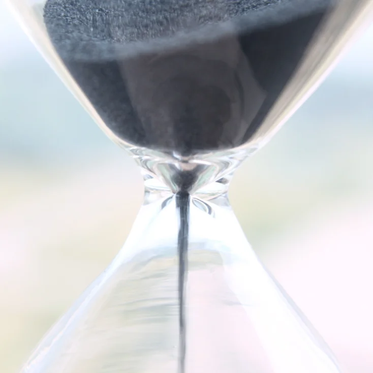 Creative Home Crafts Glass Magnet Hourglass Timer