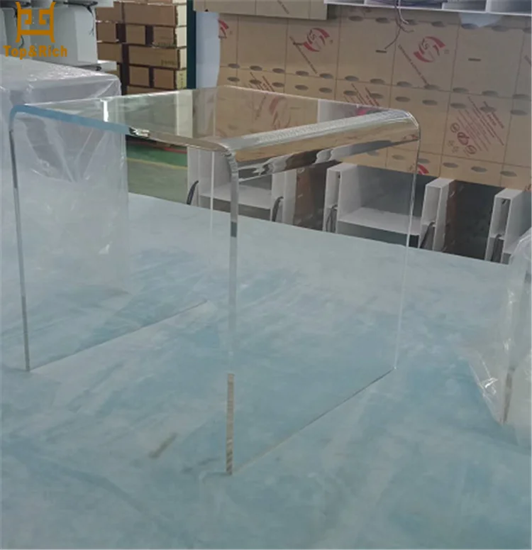 Professional Manufacturer China Wholesale Polished Console Table Clear Acrylic