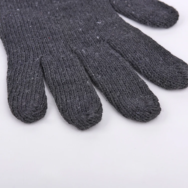 Cheap Grey Cotton Gloves Red Overlock Heavy Duty Warehouse Move Knitted Cotton Working Anti Slip Machinist Safety Tools Gloves