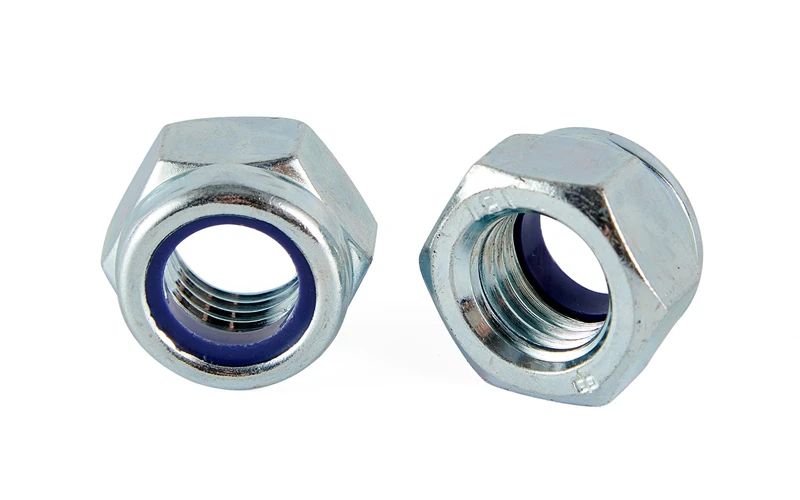 
Zinc Yellow-Chromate Plated m16 din 985 nylon lock nut 