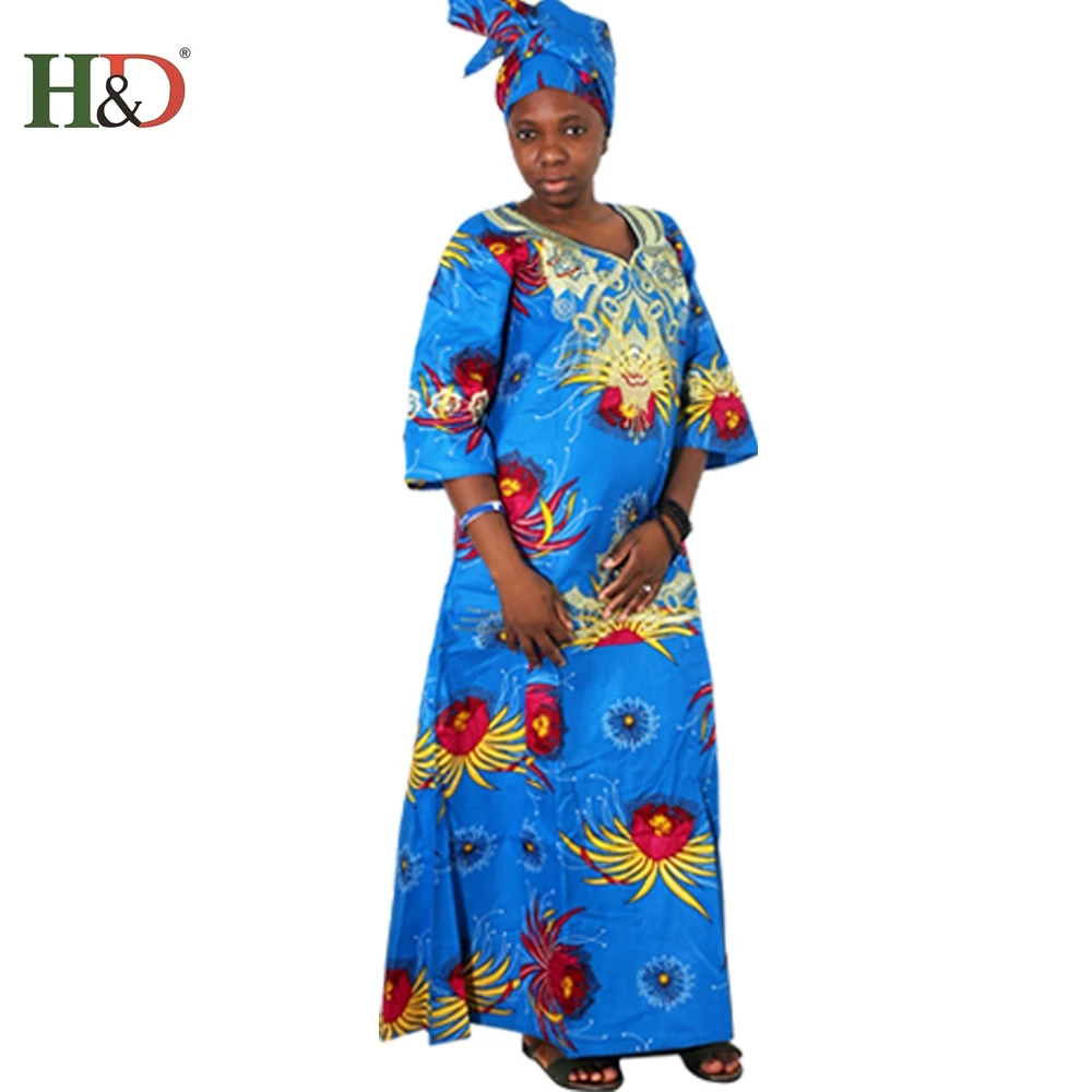 H & D Cotton Traditional Print Skirts African Dress Styles From China