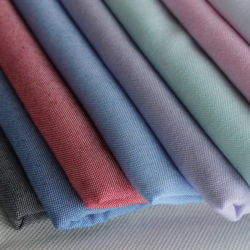 
100% cotton oxford cloth fabric for shirts yarn dyed fabric 
