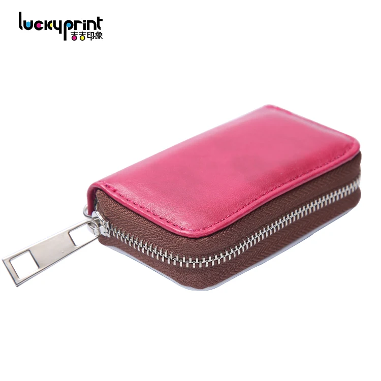2018 New Products Blank Sublimation Leather Car Key Case, Rifd Car Key Case Mini Bag, Custom Printing Car Key Case Shell