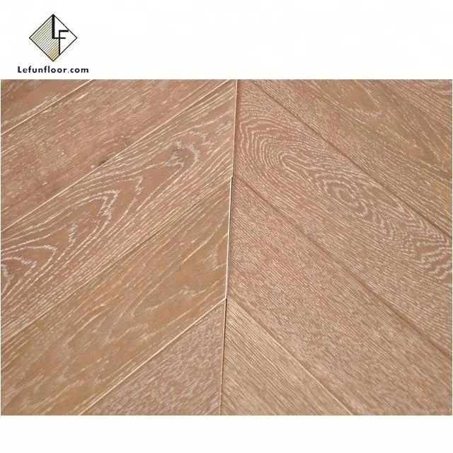 Foshan cheap oak parquet herringbone wood flooring