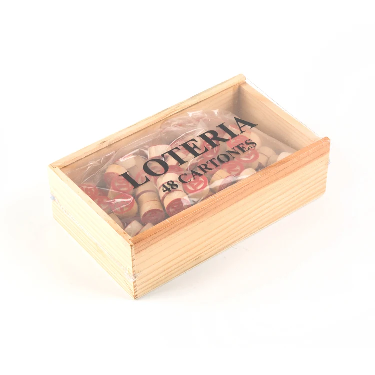 Top One Custom Bingo Game Wooden Bingo Numbers Set