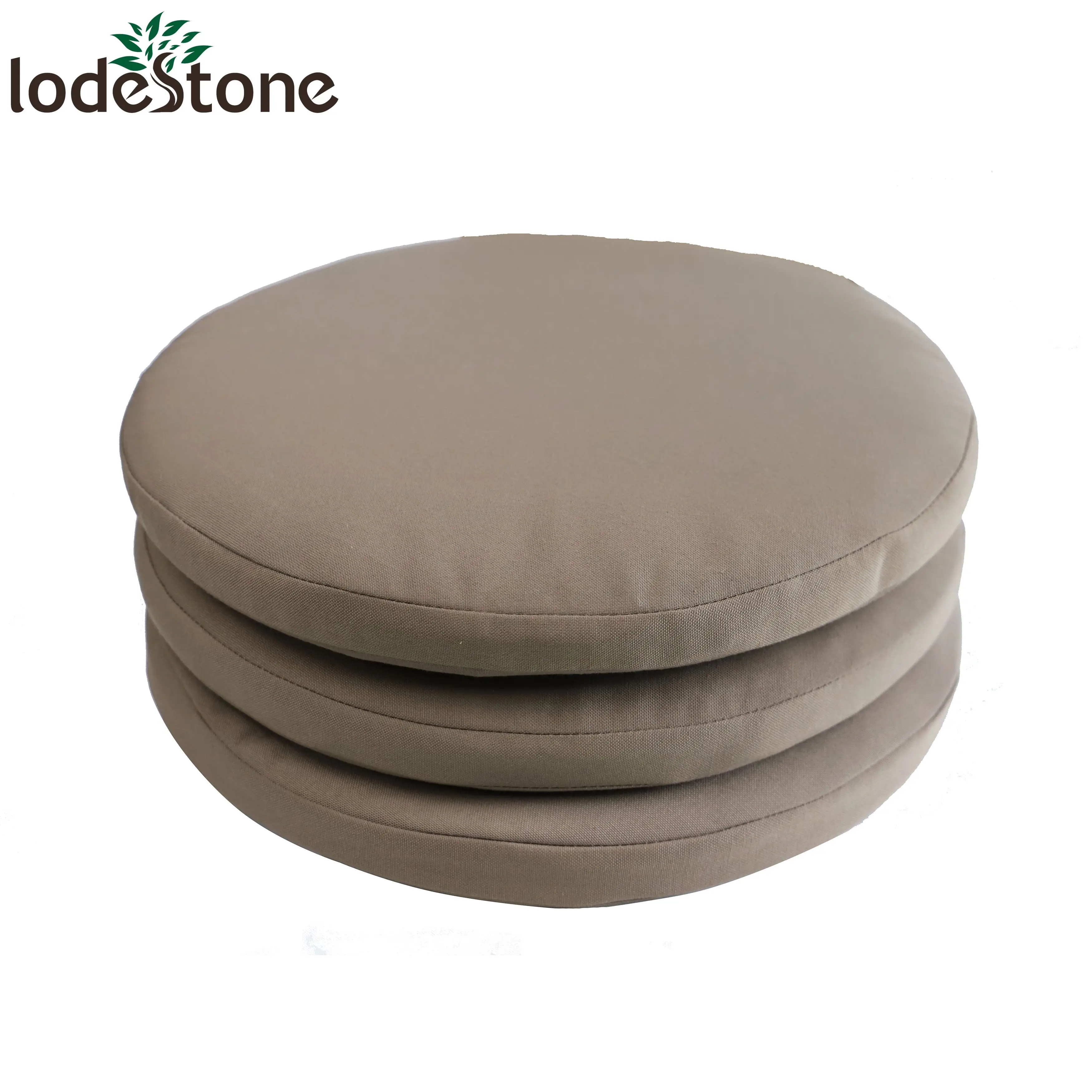 
outdoor manufacture chair pad round stool cushion round rattan chair cushion 